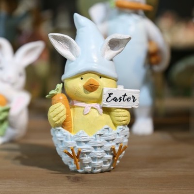 Ostern Küken Figur süßes Design Weihnachtsdeko hochwertige Materialien