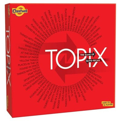 Cheatwell Topix Quizspiel Rapid Recall Familienspaß Geschenk Ab 12 Jahren