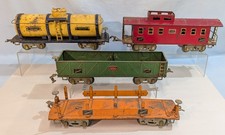 AMERICAN FLYER STANDARD GAUGE FREIGHT CARS 4010, 4017, 4023, 4021 (KR189)....TK