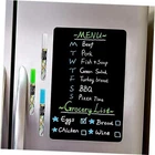 Magnetic Black Dry Erase Board for Fridge 12x8'', Small Magnetic Black 12"x8"