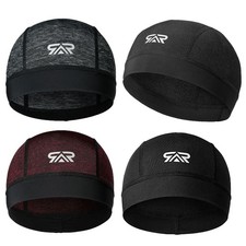 Men Cooling Beanie Hat Wrap Durag Headwear Skull Cap Doo Do Rag Bandana Headband