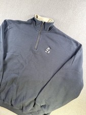 Vintage Walt Disney World Mickey Mouse Pullover 1/4 Quarter Zip Sweatshirt Large