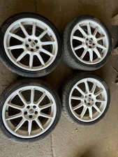 18” Prodrive Alloy Wheels With Tyres 5x100 Gc8 Bug Blob Hawk Eye