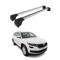 DachträGer GrundtäGer FüR Volvo V90 2016-2025 75Kg Aluminium Silber 2 Tlg