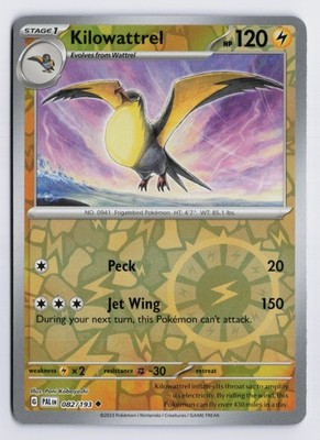 Kilowattrel - PAL #082/193 SV02: Paldea Evolved Reverse Holofoil NM