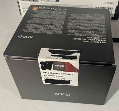 AMD Ryzen 7 7800X3D 8-Cores 4.2GHz Socket AM5 Gaming CPU Processor