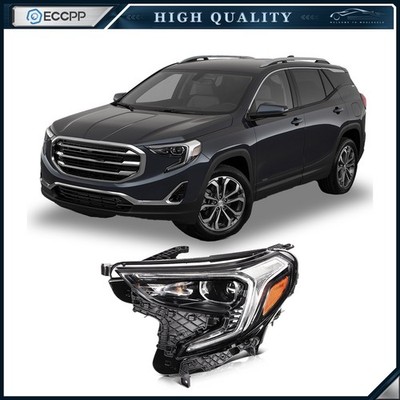 For 2018-2021 GMC Terrain Headlight Black Left Side Replace Headlight Assembly