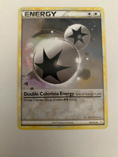 Double Colorless Energy Uncommon HeartGold SoulSilver 103/123 LP Pokemon on eBay