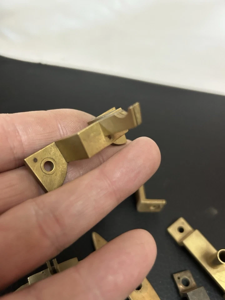 CLOCK PARTS - LONGCASE CLOCK PENDULUM BRACKETS & BRIDGE BRACKETS - Image 2 of 4