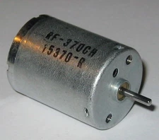 RF-370 Air Pump Motor - 3 to 12 VDC - 5600 RPM - 12 V - RF-370CH-15370