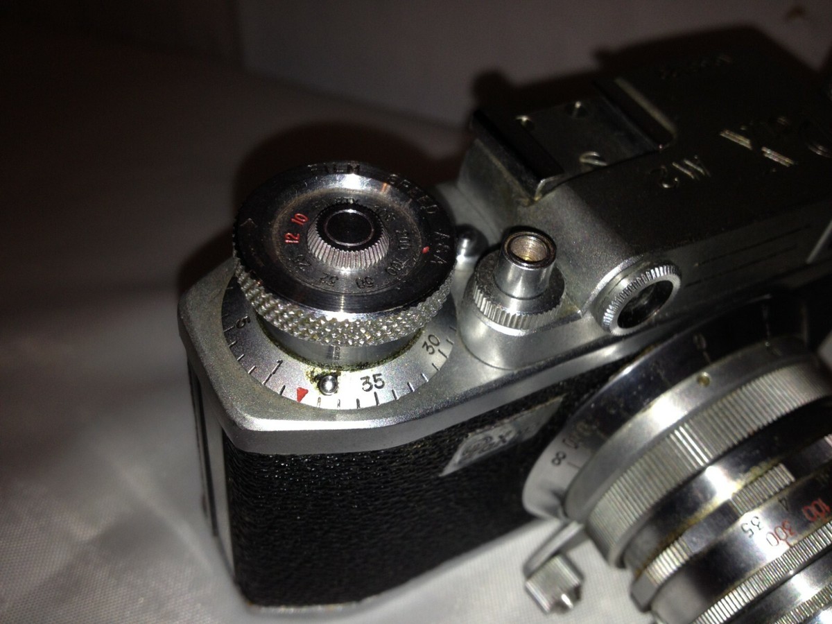 PAX M2 35mm Camera w/ Luminor Anastigmat 1:3.5 f45mm Lense Leather