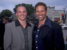 Dylan Bruno and Chris Bruno during 