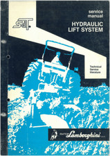 Manuale uso e manutenzione officina sistemi di sollevamento idraulico trattore Lamborghini