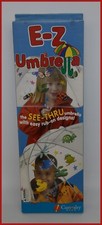 E-Z See Thru Umbrella from Curiosity Kits FOR BOYS  GIRLS SEE BOXES FREE SHIP