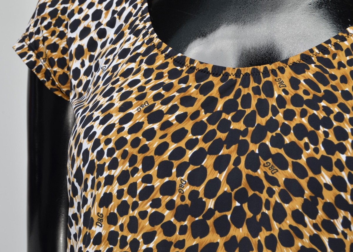 vintage italy製 Dolce&Gabbana leopard top vintage italy製 Dolce&Gabbana leopard top '90s dolce
