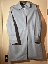 Cinzia Rocca Italy Women’s Uk 12 Pale Blue 3-button Jacket Overcoat Coat