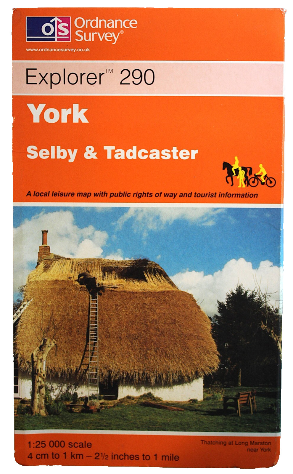 Ordnance Survey Explorer Sheet 290 York Selby & Tadcaster