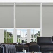 Changshade 100% Blackout Waterproof Window Blinds Cordless Roller Shades