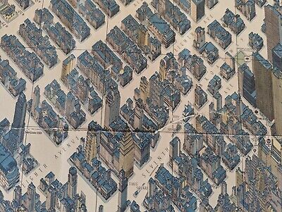 Vintage 1963 Hermann Bollman Pictorial Birds Eye View Vintage 1963 Hermann Bollman Pictorial Birds Eye View