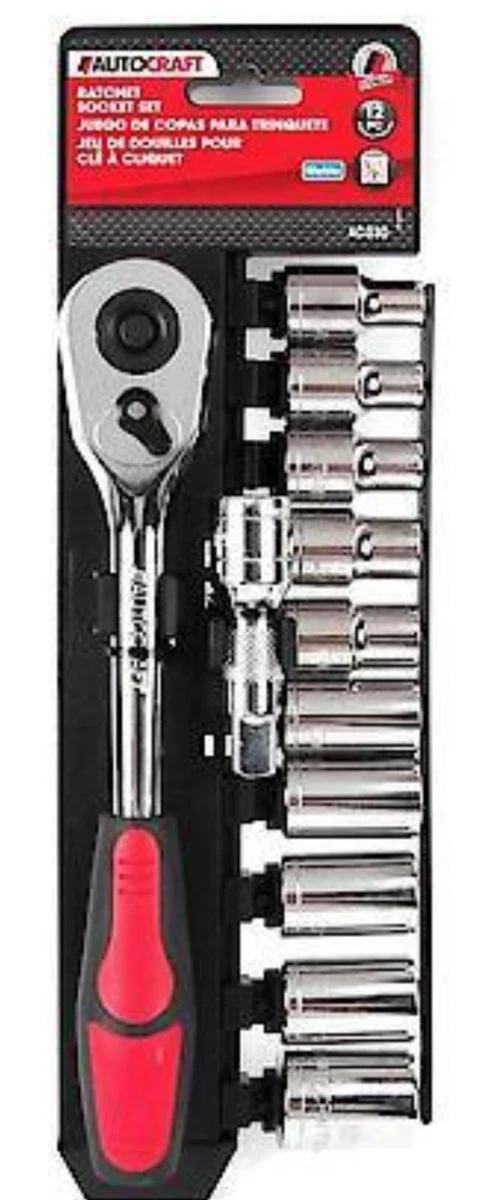 Autocraft ratchet socket set deals