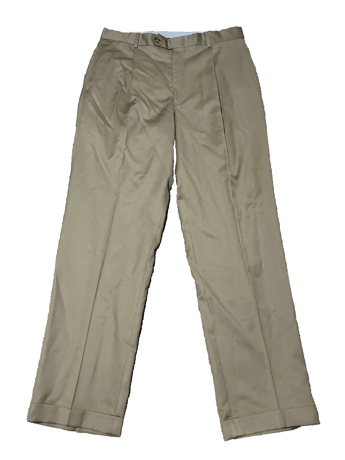 Tommy Hilfiger Men's 100% Wool Dress Pants with Detailed Measurements Premium Quality