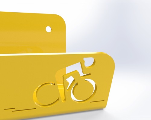 BIKE WALL MOUNT HANGER Pedal Wheel Holder Bracket Display Rack - 3PCS - Picture 16 of 38