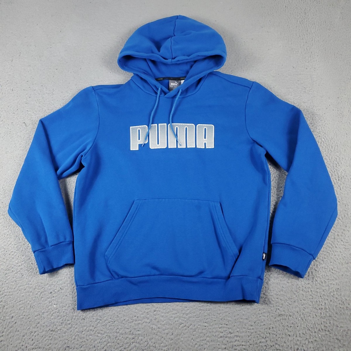Puma Sweater Mens Small Blue Casual Pullover Hoodie Sweatshirt * | eBay