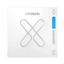 D'addario XS Phospher Bronze 12-53 Coated Acoustic Guitar Strings
