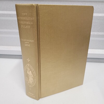 Metropolitan Tabernacle Pulpit Vol 38/1892, C. H. Spurgeon (1974) Gold Hardcover