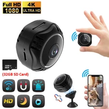 Mini Camara Oculta Espia De Seguridad WiFi 1080P Inalambrica Con Audio y Video