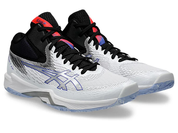 Asics Volleyball Shoes V-SWIFT FF MT 4 White/ Pure Silver Asics Volleyball Shoes V-SWIFT FF MT 4 White/ Pure Silver