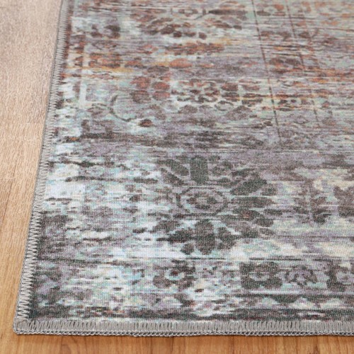 Macaw Diamond Lattice Rustic Medallion Washable Indoor Area Rugs or Runner Rug - Picture 35 of 64
