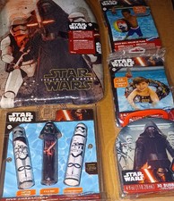Starwars lot été/natation bâtons de plongée neufs, planche, étain à bulles, bague, balle