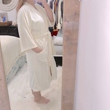 Vintage super soft bath robe one size fits all
