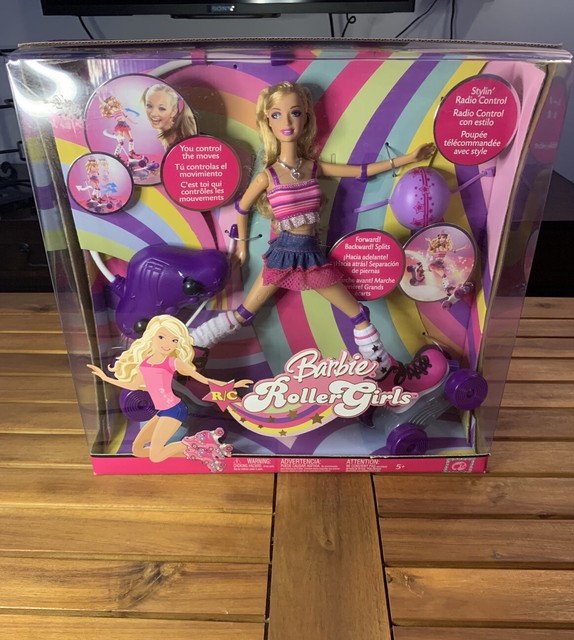 remote control roller skating barbie