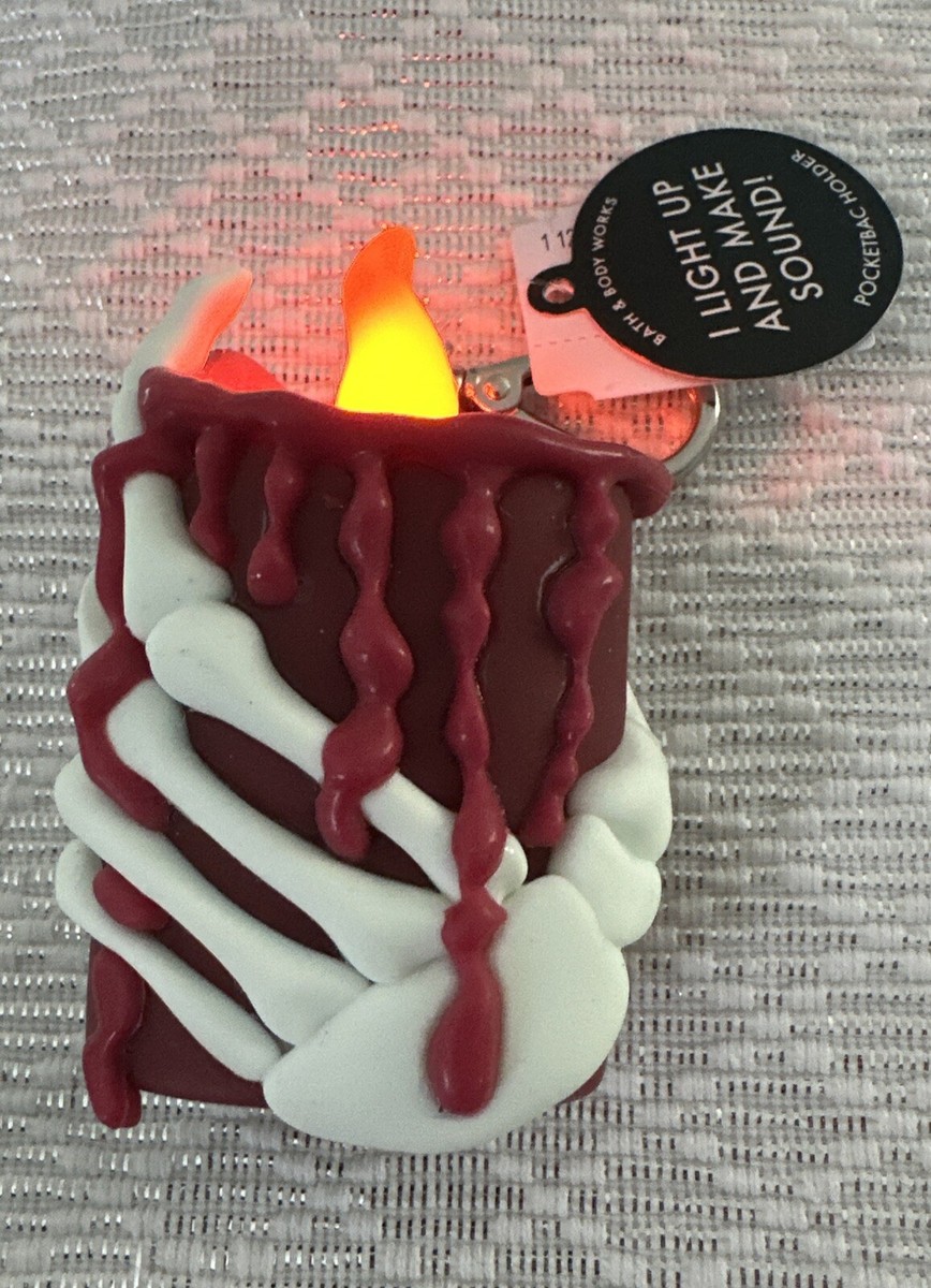 Bath & Body Works Halloween Music Hand Sanitizer Holder Skeleton