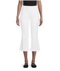 Time and Tru Mid-Rise White Kick Flare Crop Pant  Size 8 — photo 1