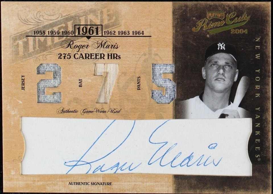 2004 Playoff Prime Cuts II - Roger Maris #TL-83 - 1 of 1