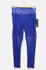 90 Degree by Reflex Women's High Waisted Leggings Lightning Navy Size S 1599