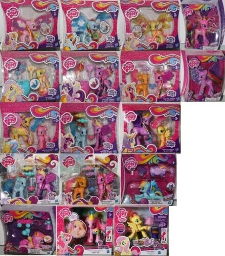 +B MY LITTLE PONY Set Figur - Hasbro Cutie Mark Magic Crystal - Immagine 1 di 1