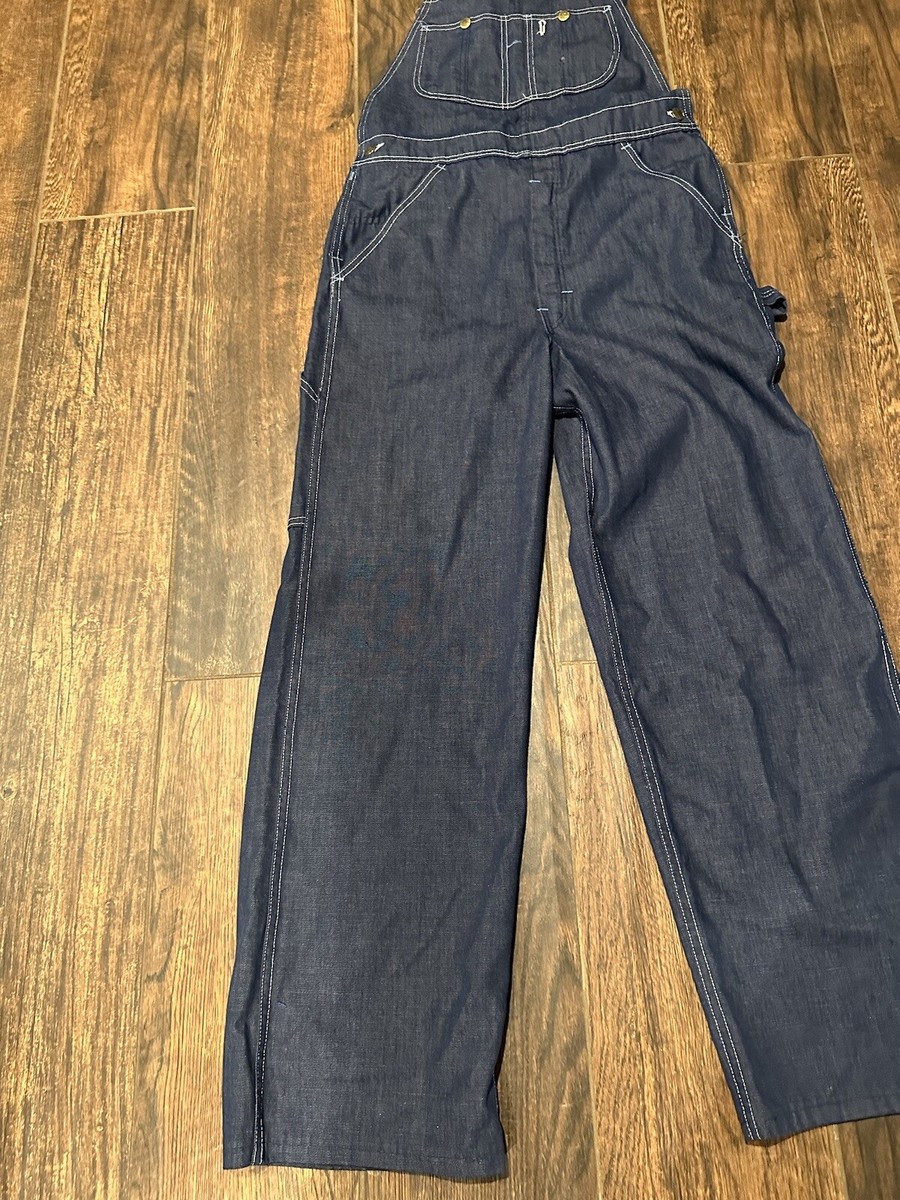 Vintage Sears Denim Bib Overalls Sz 36x30 Vintage Sears 70s Vintage Sears Denim Bib Overalls Sz 36x30 Vintage Sears 70s