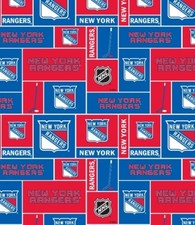 New York Rangers Theme Scrub Cap Lab Tech Dr Nurse Vet Lab Tech Hand Made NWT