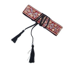 Stickerei Quasten Gürtel Korsett Bund Kimono Yukata Hanfu Kleid Retro