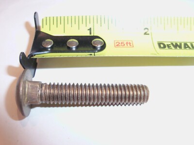 5/16-18 x 1-3/4'' Silicon Bronze Carriage Bolt VINTAGE Made in US Quantity of 4  