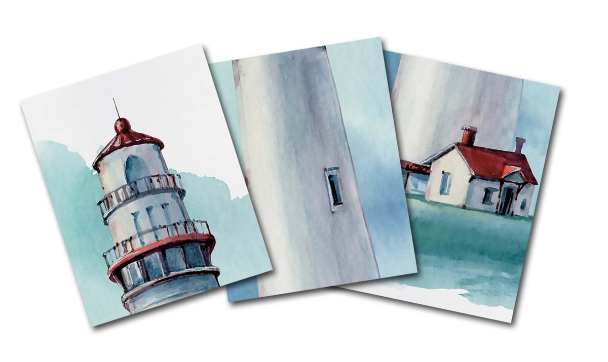Lighthouse Thank You Notecard Set – Biely & Shoaf Co - View #4