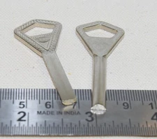 Abloy blank uncut original classic keys - part no. 437013 - qty. 2 for 1 price