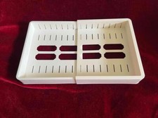Storage Extendable Lid Organizer w/Dividers WHITE FAST SHIP