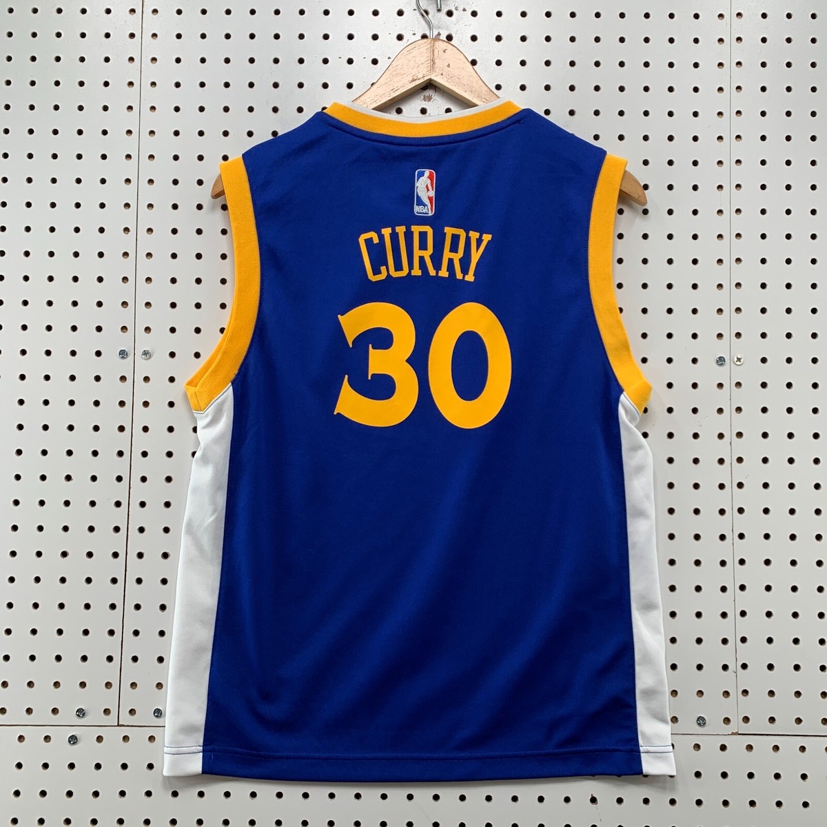 ステフィンカリー adidas NBA ユニフォーム XL #30 Adidas Boys Blue Golden State Warriors Stephen Curry 30 NBA