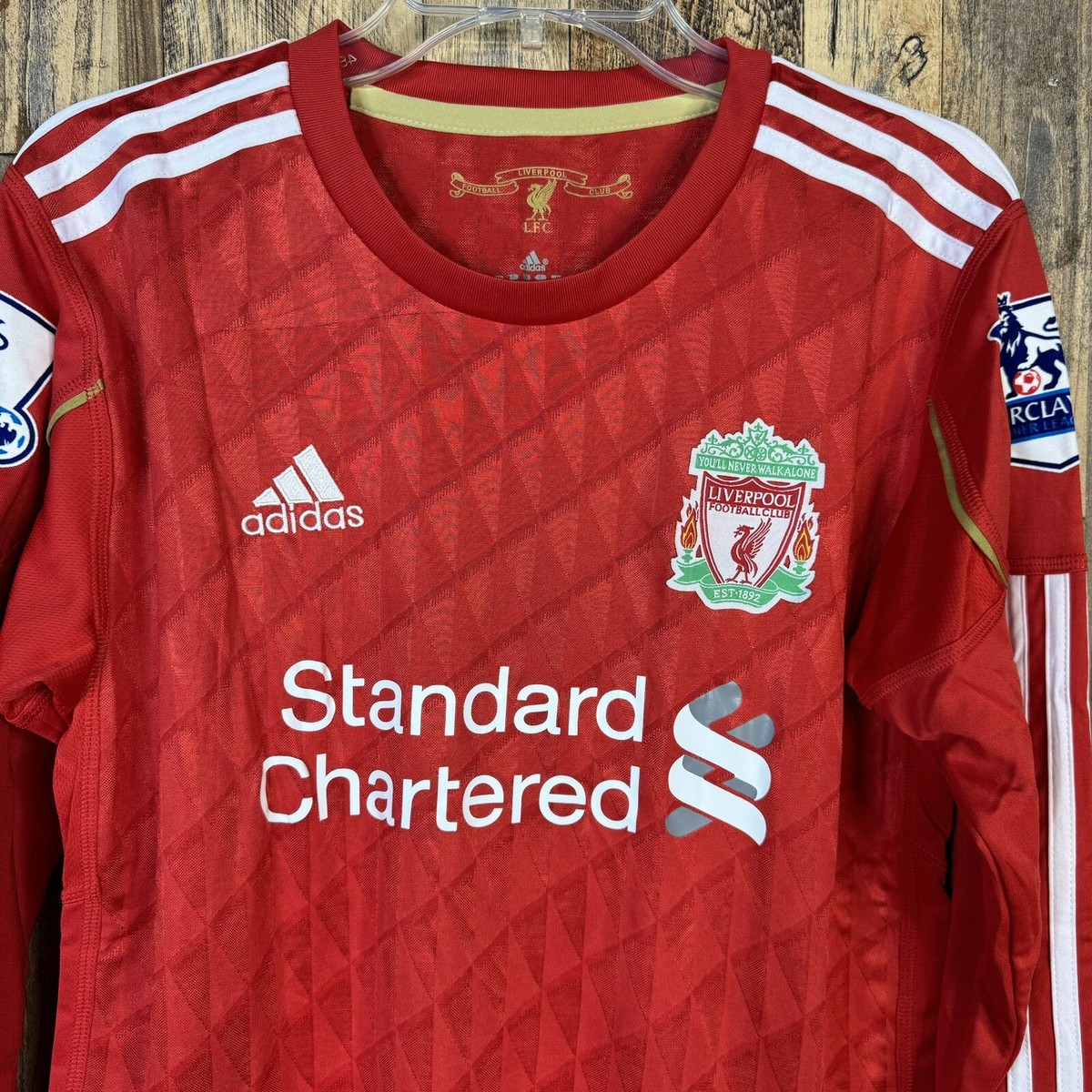 Liverpool FC 2011-12 Home Long Sleeve Soccer Jersey TORRES