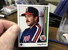 1989 Upper Deck Baseball Greg Minton #635 California Angels 